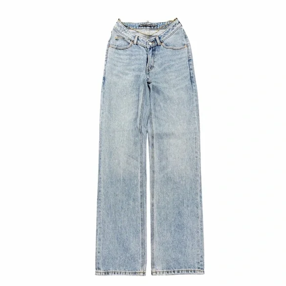 Alexander Wang Light Wash Chain Jeans Size 24
